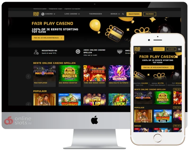 FairPlay Casino App Screenshot